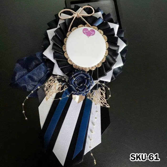 Ita Bag Rosette Ribbon Badge Display 75mm - Image 61