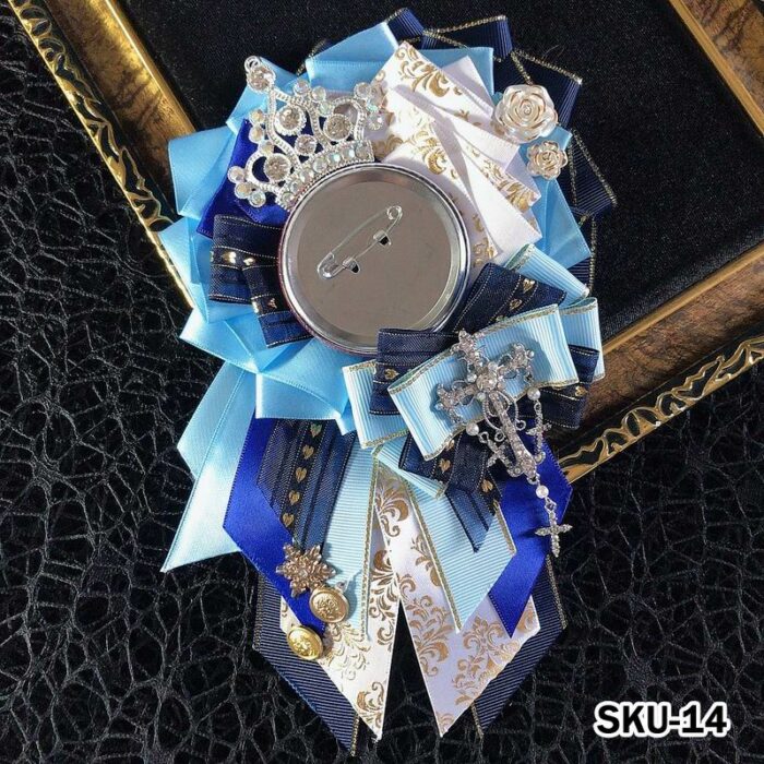 Handmade Ita Bag Rosette Ribbon Accessory Ornament 58mm - Image 14