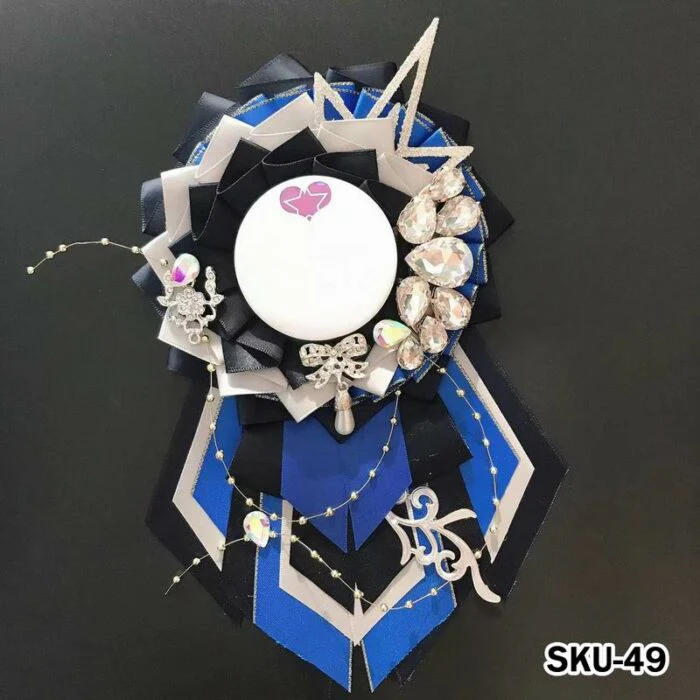 Handmade Ita Bag Rosette Ribbon Accessory Ornament 58mm - Image 49