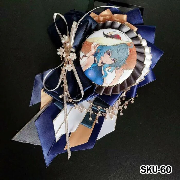 Handmade Ita Bag Rosette Ribbon Accessory Ornament 58mm - Image 60